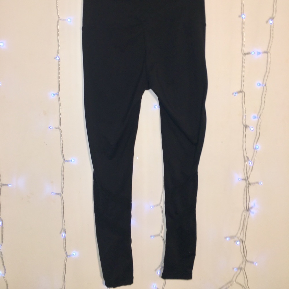 HighWaisted Mesh Insert Luxury Yoga Legging
